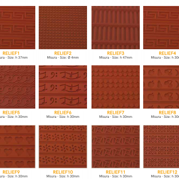 TAPPETO PER DECORO IN RILIEVO