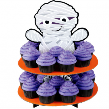 HALLOWEEN ALZATINA PORTA DOLCI "MUMMIA"