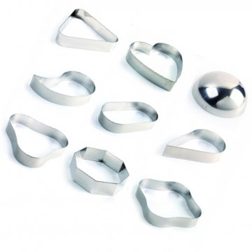 FASCIA INOX PAVONI FORME VARIE