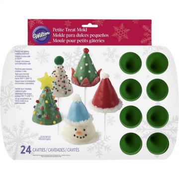 STAMPO IN SILICONE ALBERI DI NATALE CONICI