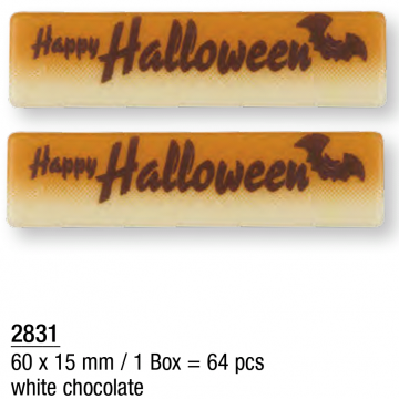 HALLOWEEN TARGHETTE DI CIOCCOLATO