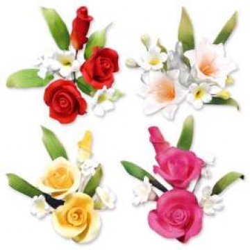 BOUQUET PICCOLI COLORATI ASS. H 10 PZ 20