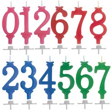 NUMERI DI CERA PZ 20