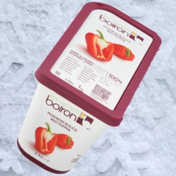 *PUREA CONGELATA 100%  PEPERONI ROSSI KG1