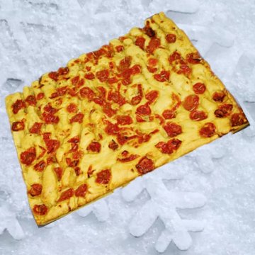 *FOCACCIA CON POMODORINI GR 800 PZ 5
