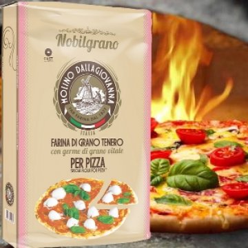 "DALLAGIOVANNA" FAR PIZZA NOBILGRANO 0 E ROSA CON GERME DI GRANO KG 25