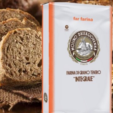 "DALLAGIOVANNA"  FAR FARINA N TIPO INTEGRALE KG 25