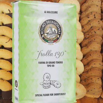"DALLAGIOVANNA" FARINA LE DOLCISSIME FROLLA TIPO 00 130 KG 25