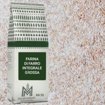 FARINA DI FARRO INTEGRALE GROSSA KG 25