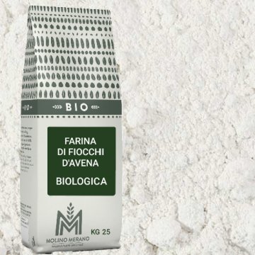 FARINA D'AVENA FIOCCHI MACINATI BIO KG 25
