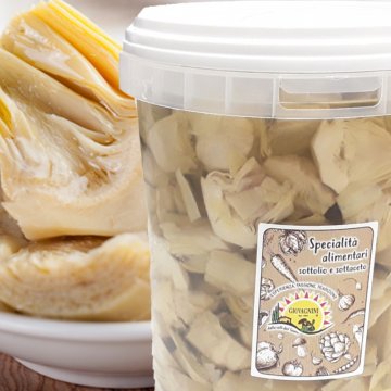 CARCIOFI SPACCATI META' KG. 7,5