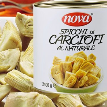 CARCIOFI A SPICCHI AL NATURALE LATTA 3/1