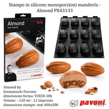 STAMPO PER FRUTTA REALISTICA Almond PX43133